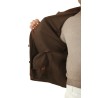 Giacca The Jackie in Suede Pecan